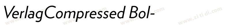 VerlagCompressed Bol字体转换